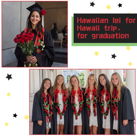 Lyrow 50-inch graduation lei supports standout photo moments.