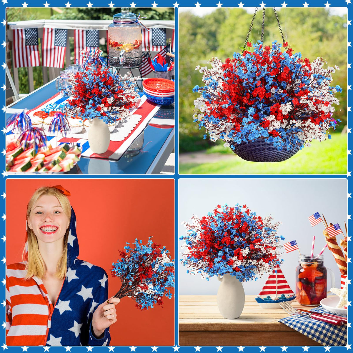 Lyrow Independence Day decor for indoor and outdoor celebrations.