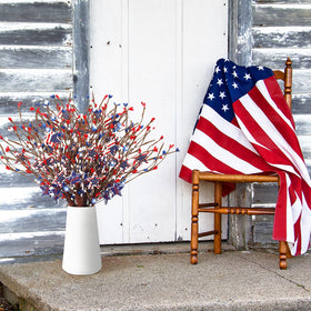 Lyrow patriotic floral stems ideas for versatile decor