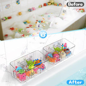 Lysam bath toy storage BPA-free PET for safe use