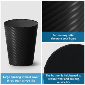 Lysam plastic trash bin made from durable PP for everyday use.