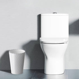 Lysam small round trash bin with 1.8 gallon capacity for desks.