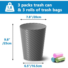 Lysam trash can doubles as planter or storage in daily use.