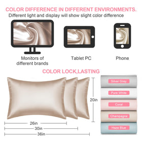 LYSHIN hidden zipper detail secures pillow cover.