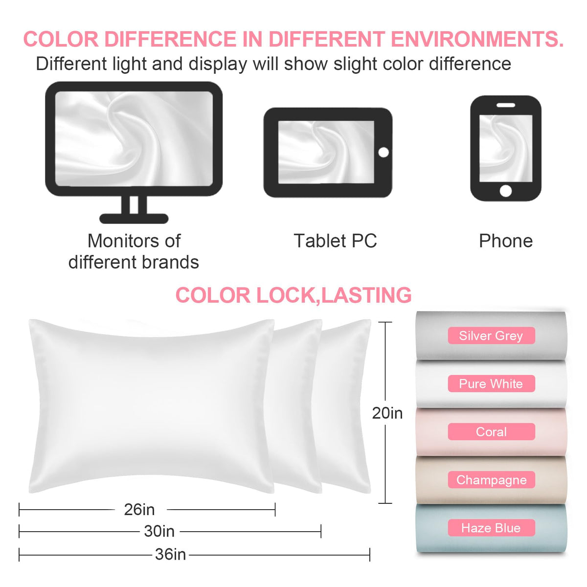 LYSHIN silk pillowcase care tips help preserve shine and softness.