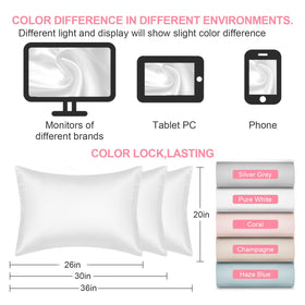 LYSHIN silk pillowcase care tips help preserve shine and softness.