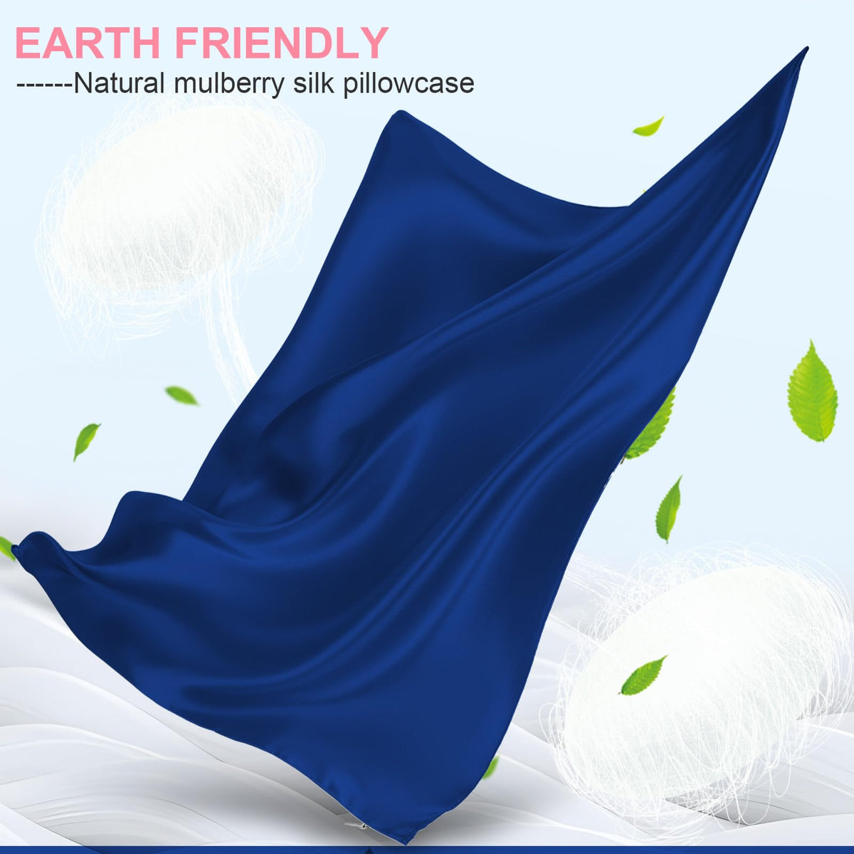 LYSHIN mulberry silk pillowcase shows glossy drape and luxury.