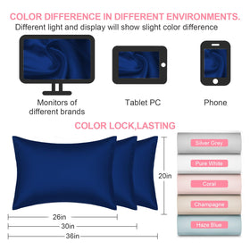 LYSHIN standard size pillowcase ideal for most pillows.