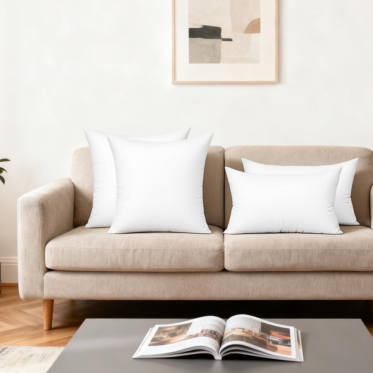 Lysunia back-support pillows provide gentle lift for sofas and accent chairs