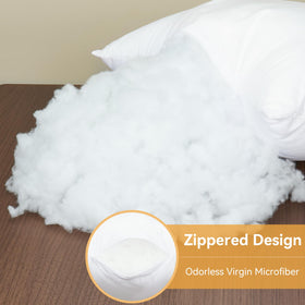 Lysunia pillow inserts are easy to care for with spot cleaning and gentle washing