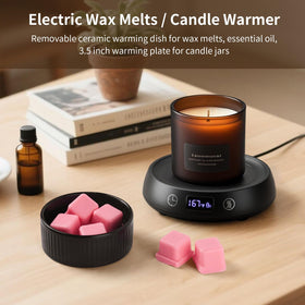 Lyty warmer with 8-hour timer for controlled fragrance release