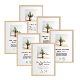 LYYYXGYP 8x10 oak frame close-up highlights natural grain for warm wall décor.
