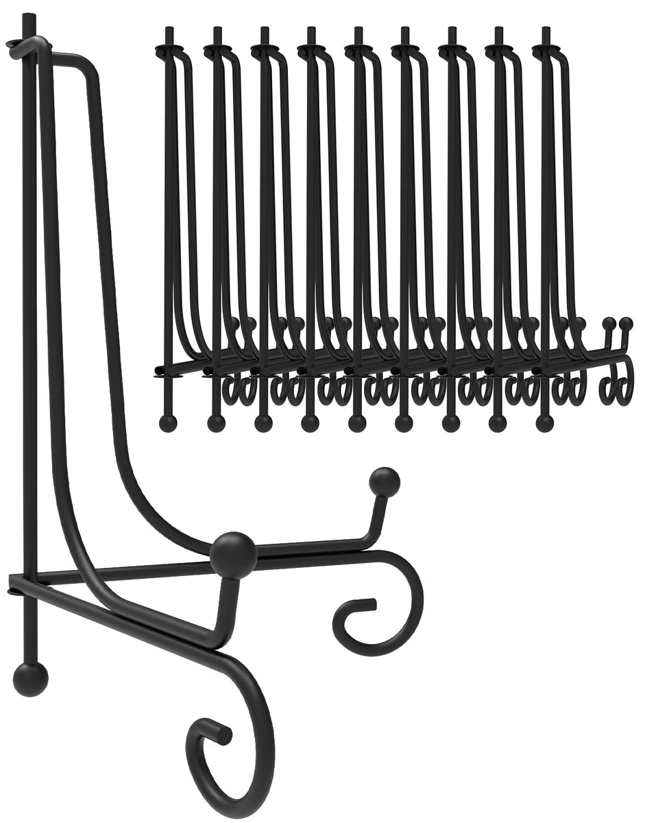 Lzerking iron display stand foldable for easy storage and versatile use.