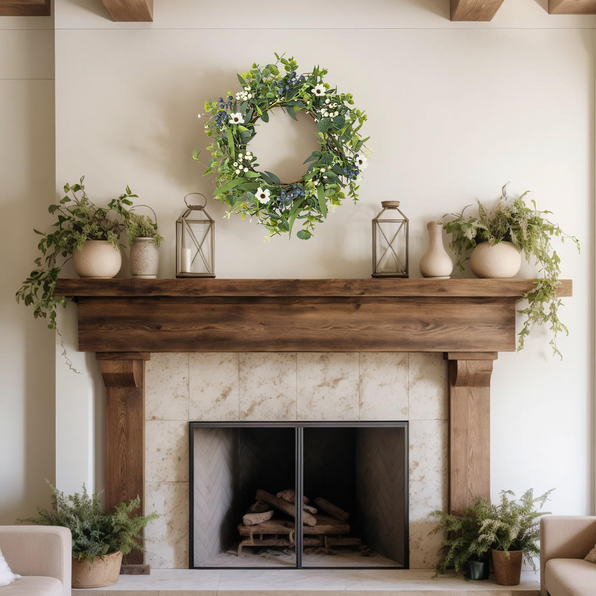 LZNPA blue berry accents add colorful focal point