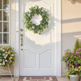 LZNPA spring-summer wreath suitable for outdoor use in any entryway