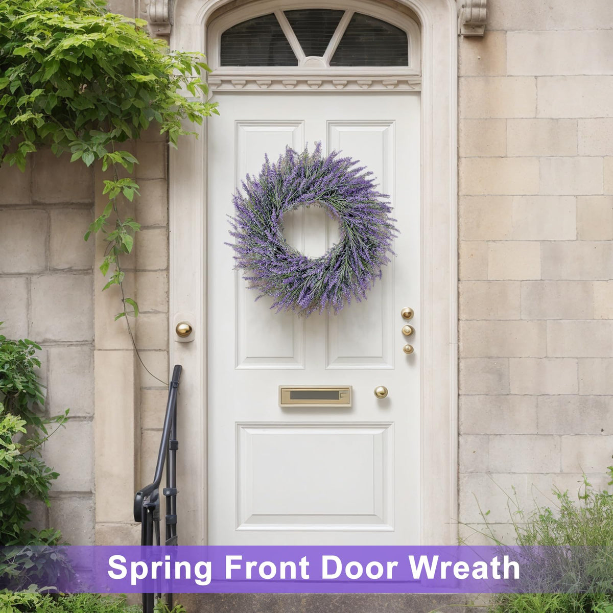 Wedding ambiance with LZNPA lavender wreath for elegant decor