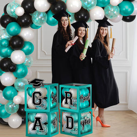 M AMFEOV 5in teal latex balloons offer versatile filler for arches and décor accents.