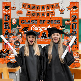 AMFEOV graduation cap and gown ornaments with traditional charm