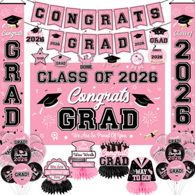 M AMFEOV graduation decor kit banner for a polished photo-worthy focal point
