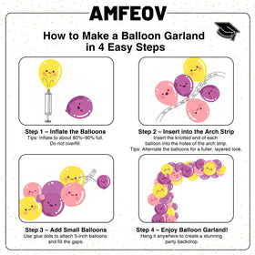 M AMFEOV teal grad decoration collection offers complete, reusable components for memorable occasions.