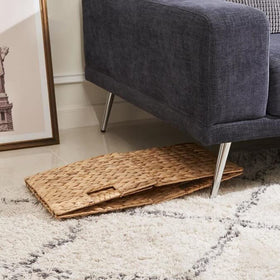 M4DECOR bedroom living room storage basket in natural finish.