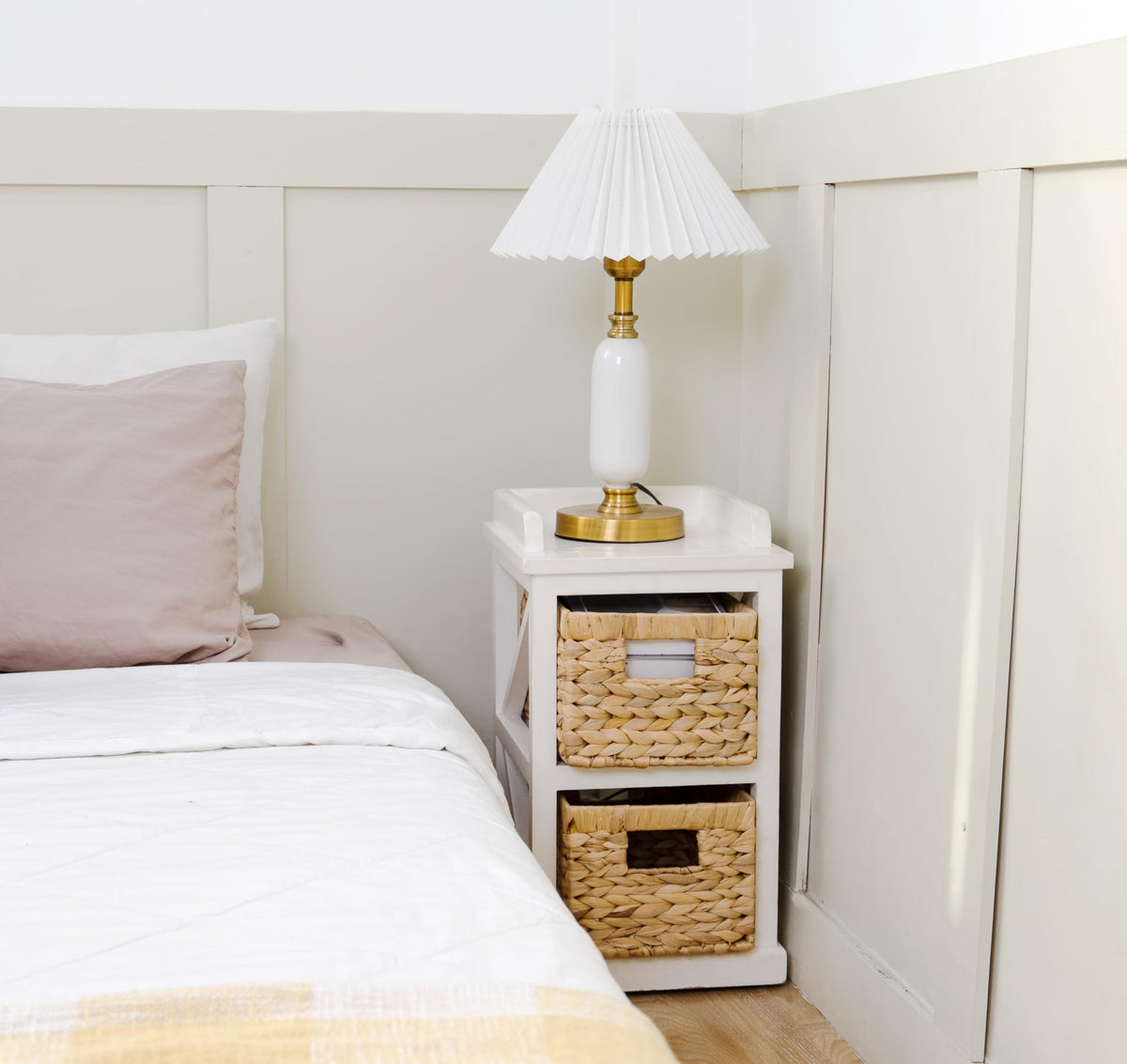 M4DECOR pantry storage basket helps declutter shelves and streamline items