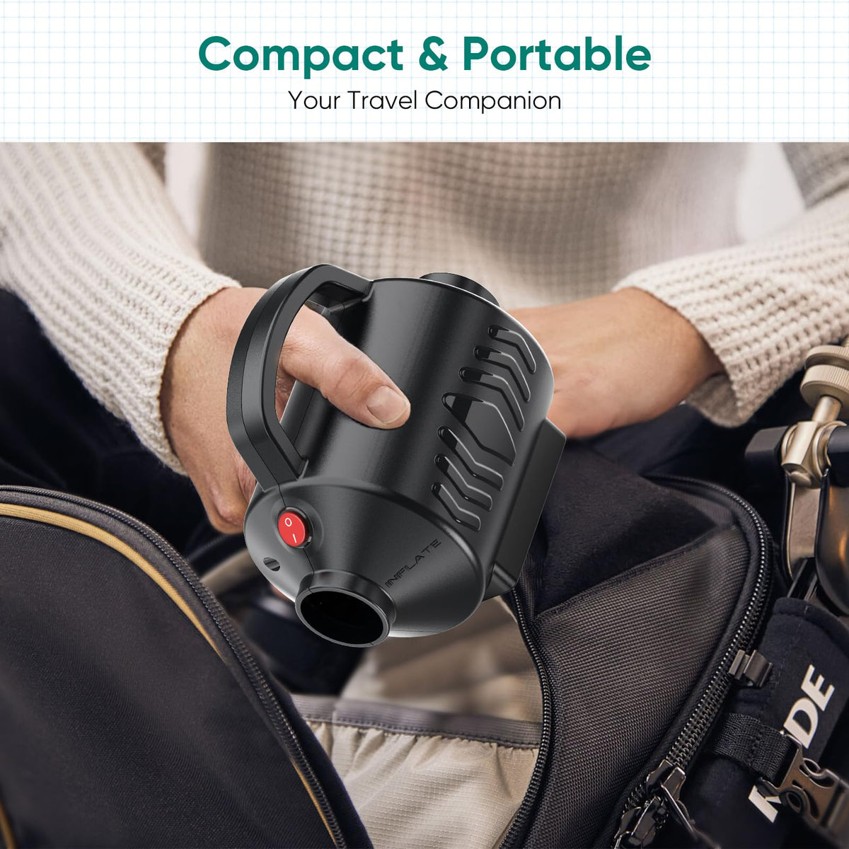 MAACLOUD retractable-hose-pump reaches tight spaces with flexible hose.