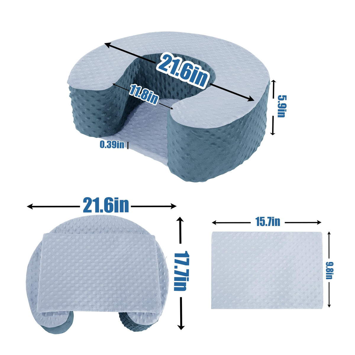 Close-up of MABOZOO foam-soft seating showing plush comfort and stability.