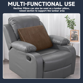 MABOZOO wedge leg cushion shown on sofa with elevated leg relief