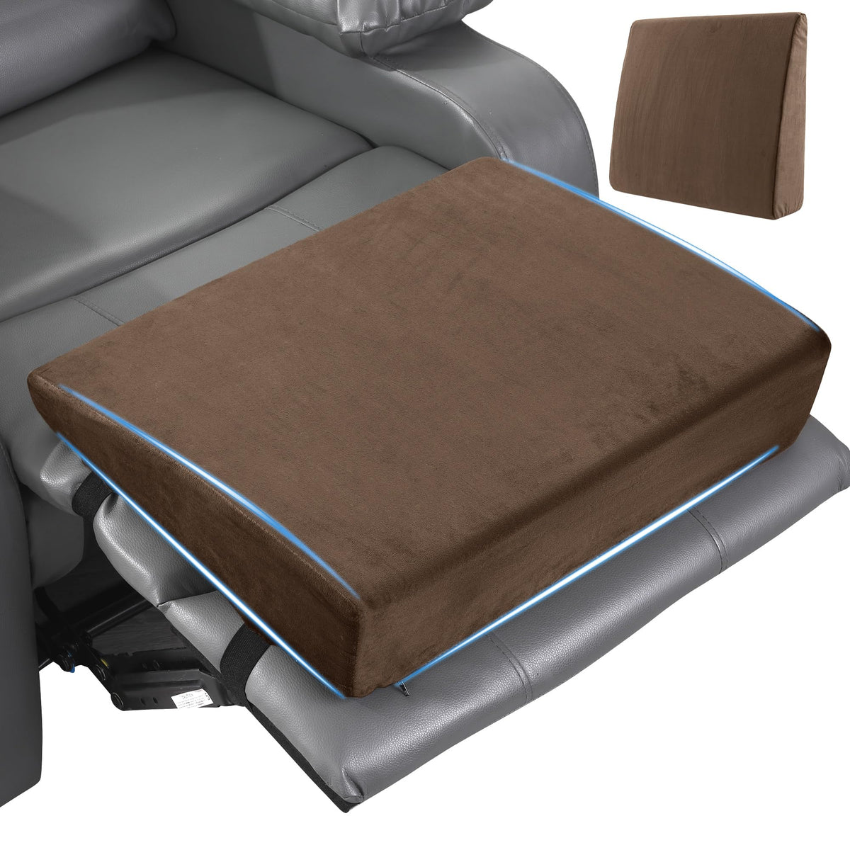 MABOZOO wedge recliner leg pillow foam with contoured support for leg elevation
