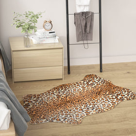 MACEVIA Leopard Rug easy-clean plan emphasizes spray-and-sweep maintenance.