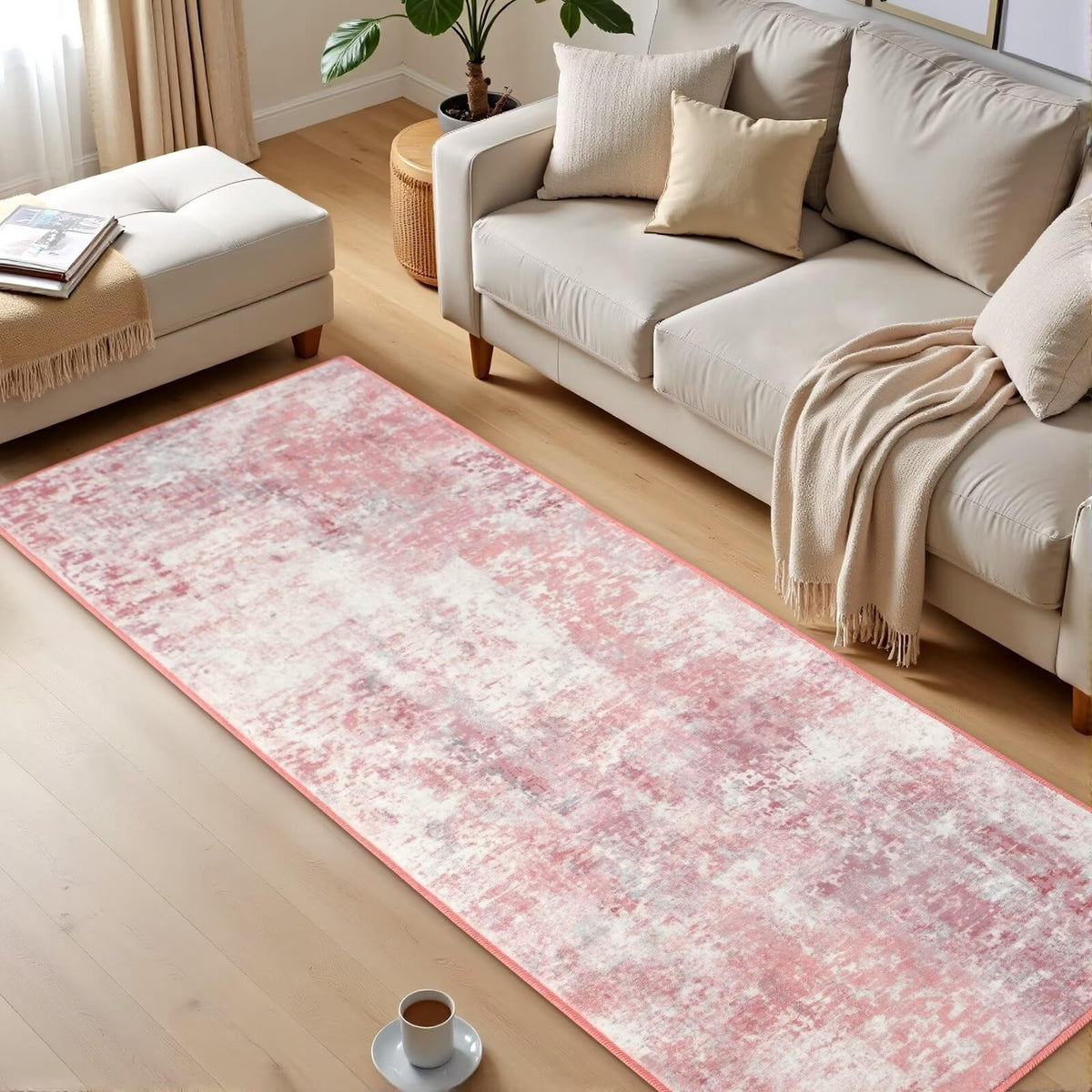 Macgace rug suits bedrooms and entryways with modern flair and versatility.