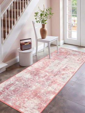 Macgace rug with non-slip TPR backing improves safety on tile and wood floors.