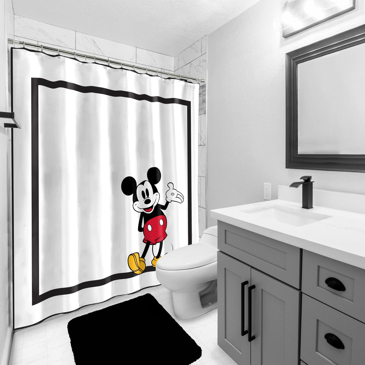 Machine-washable microfiber curtain for easy cleaning and quick drying