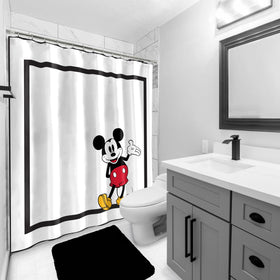 Machine-washable microfiber curtain for easy cleaning and quick drying