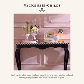Rosy Check Capiz Tray, a gift-ready home accent