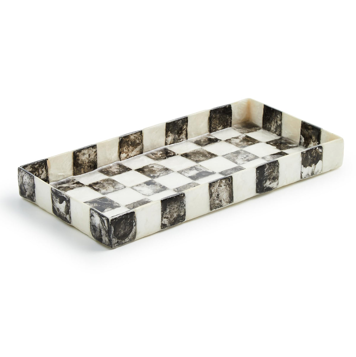 Mackenzie-Childs capiz vanity tray rectangular for chic jewelry organization