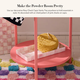 MacKenzie-Childs Capiz Vanity Tray, rectangular shape, enhances dresser decor