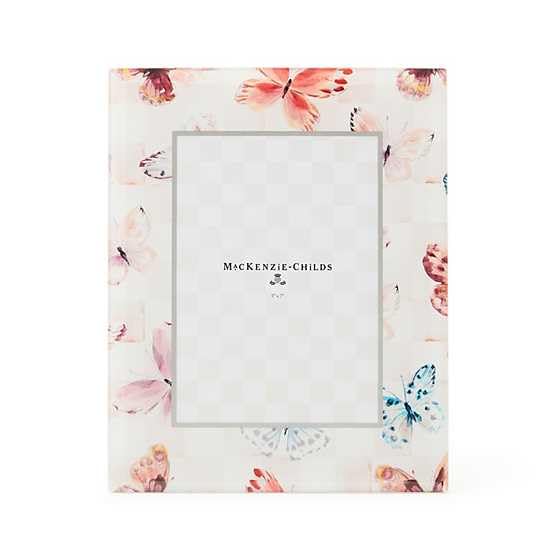 MACKENZIE-CHILDS Eternity 5x7 frame with butterfly design for displaying cherished memories