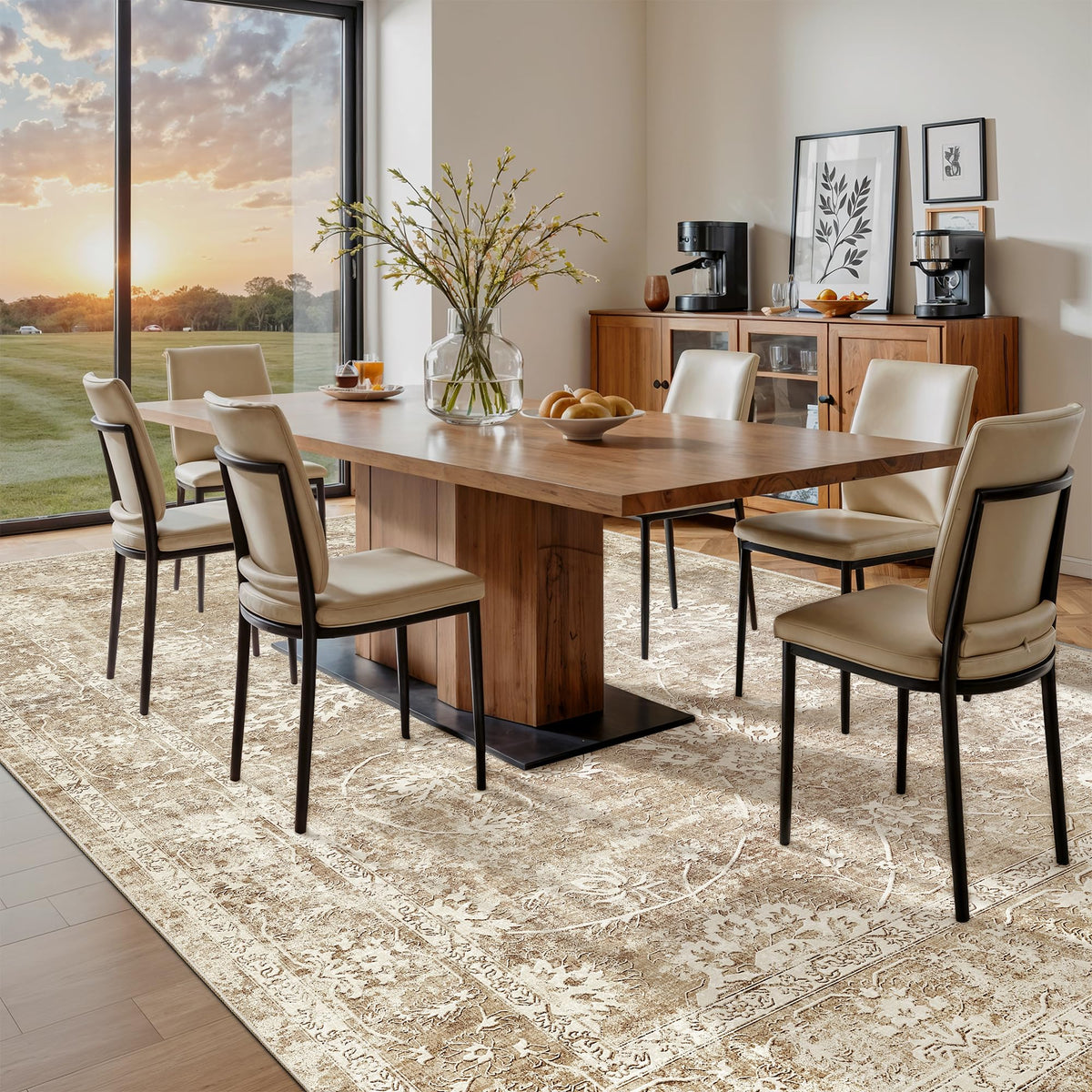Madane rug pets and kids-friendly for busy households.