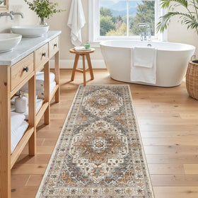 Madane foldable hallway runner stores compactly for easy storage.