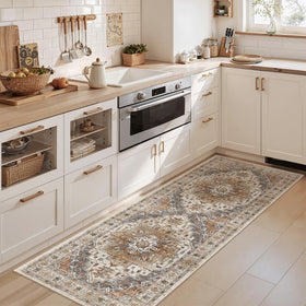Madane low-pile hallway rug texture suitable for busy corridors.