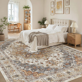 Madane rug with non-slip backing to prevent slipping on floors