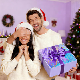 MADDIFY elegant purple gift box for premium gifting.