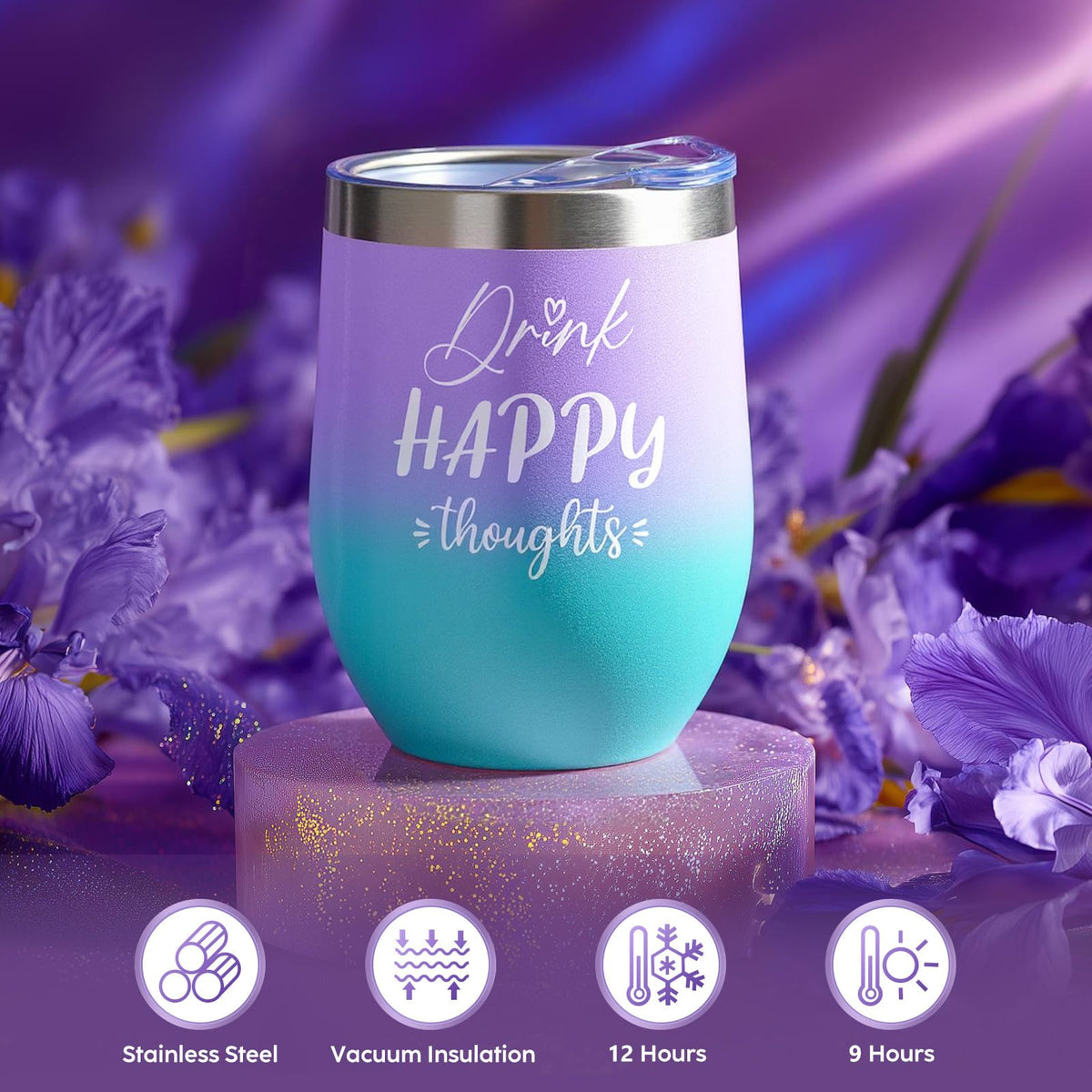 MADDIFY lavender candle for soft aromatherapy and relaxation.