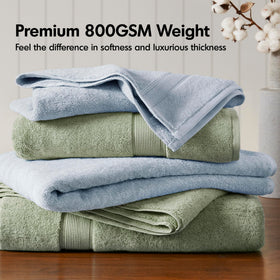 Madison Park 800GSM hand towel 16x28 inches, quick-drying for bathroom routines.