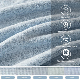 Madison Park 800GSM washcloth 13x13 inches, soft and lint-resistant cleansing.