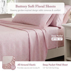 Madison Park Adele microfiber close-up highlights soft breathable fabric for all-season comfort