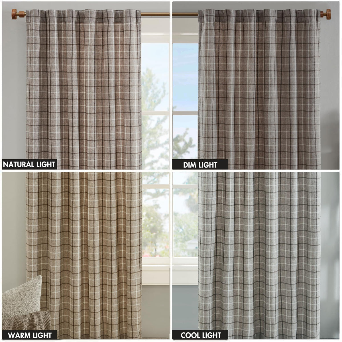 Madison Park Anaheim 50x84 panel fits standard rods