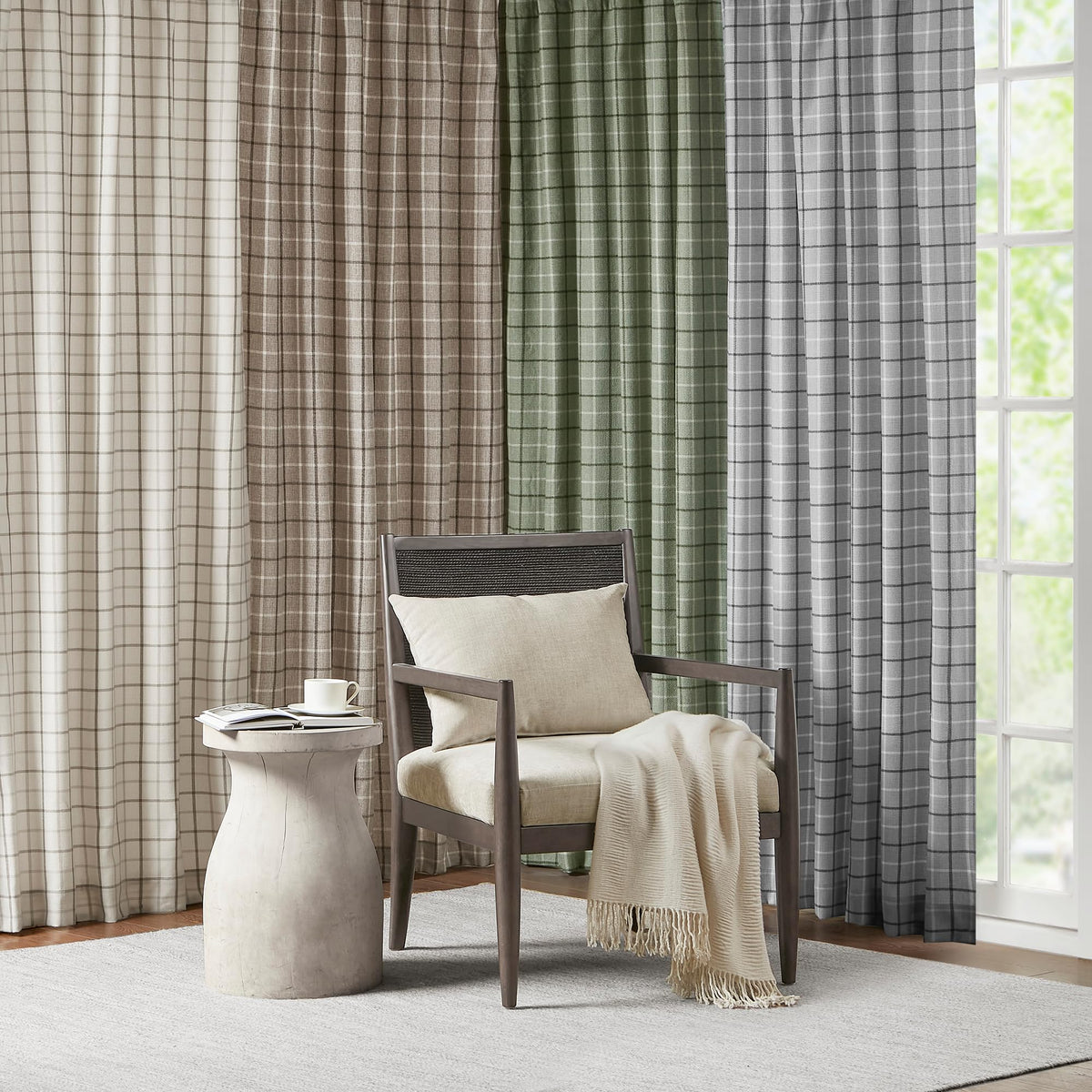Madison Park Anaheim easy-care fabric for machine washing